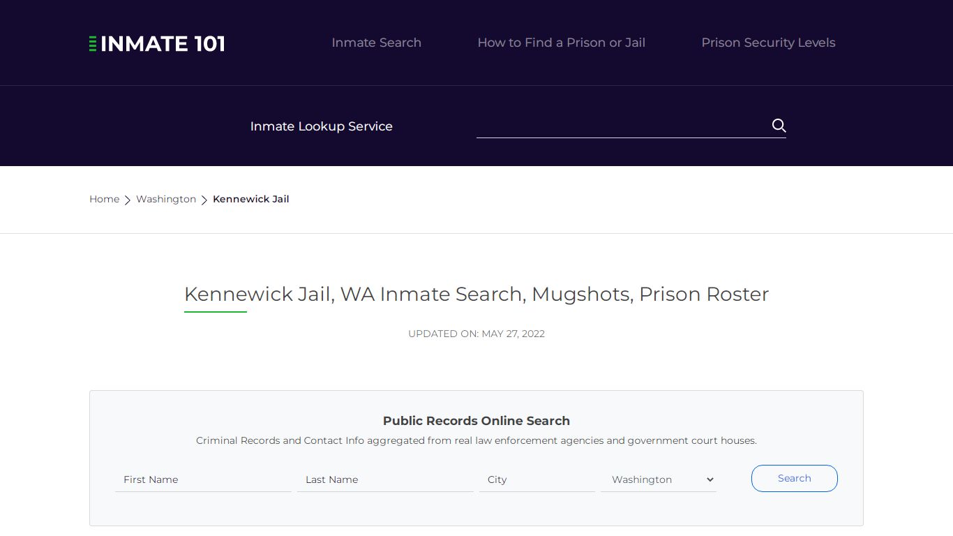 Kennewick Jail, WA Inmate Search, Mugshots, Prison Roster